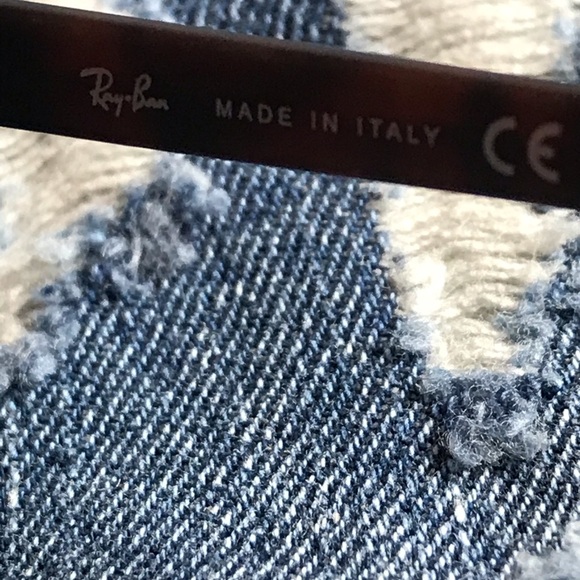 RAY-BAN Tortoise Shell Clubmaster Sunglasses - Picture 4 of 9